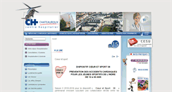 Desktop Screenshot of ch-chateauroux.fr